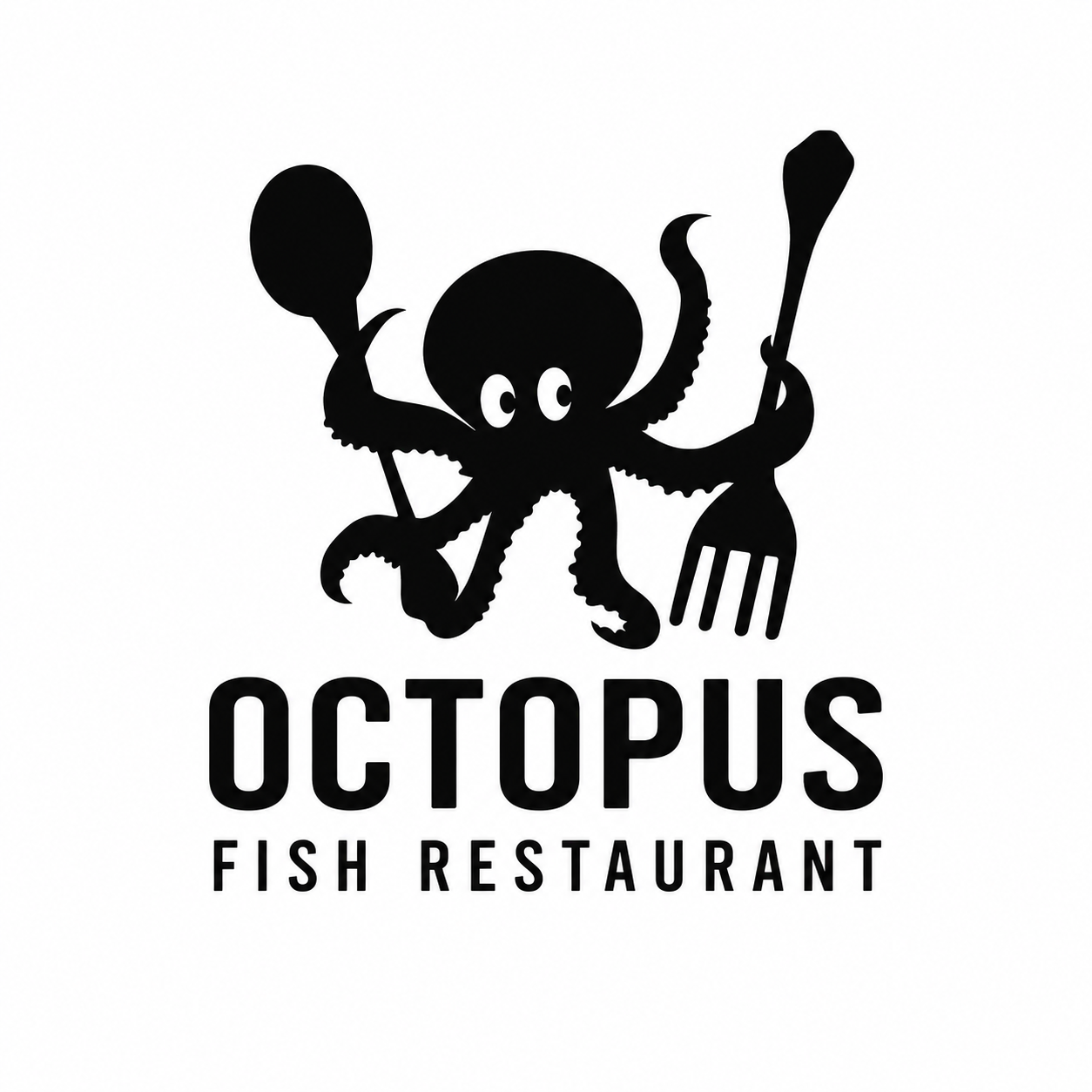 Logo on dark background