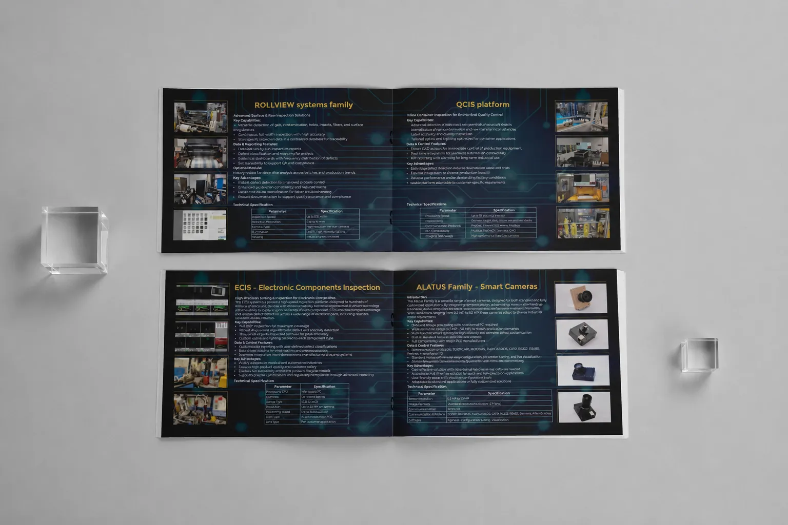Brochure spread