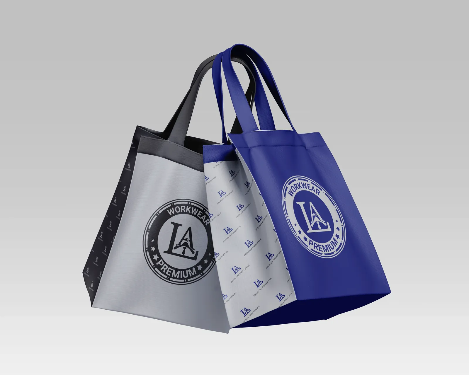 Branded tote bags