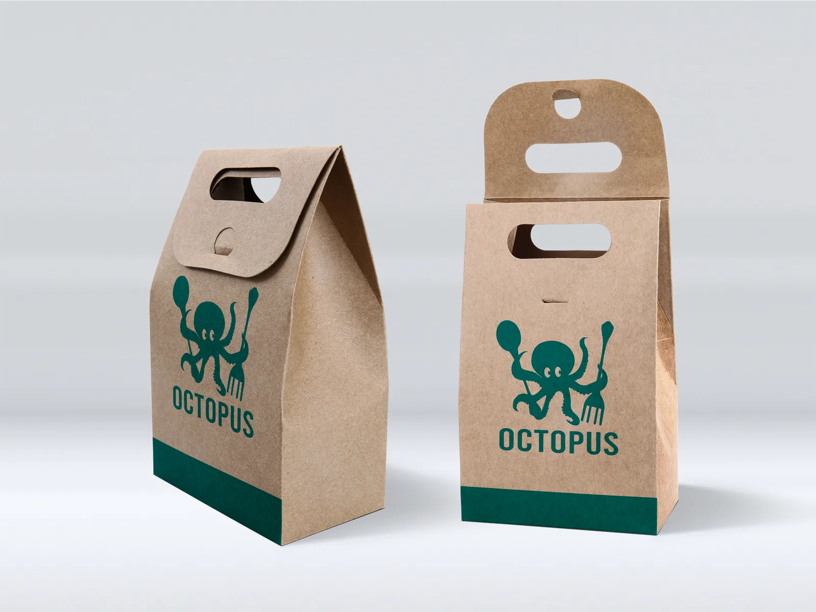 Branded takeaway bags